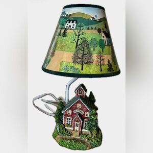 Vintage Collectable Susan Wingette Schoolhouse Table Lamp
